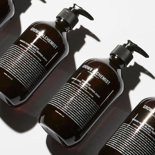 Shampoo: Damsk Rose, Black Pepper, Sage