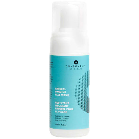 Consonant Skincare Natural Foaming Face Wash, 125ml / 4.2oz