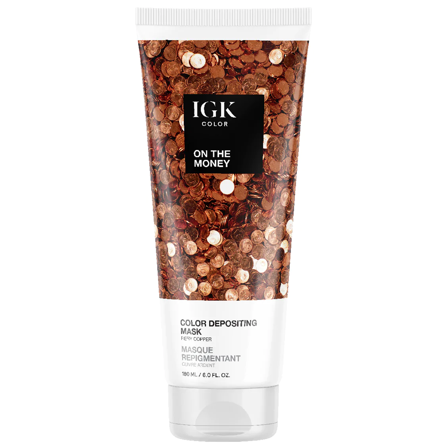 IGK Hair Color Depositing Mask, On the Money