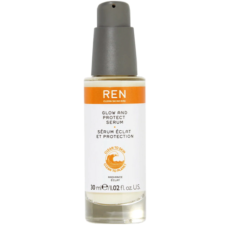 REN Clean Skincare Glow and Protect Serum, 30ml / 1oz