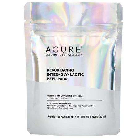 ACURE® Resurfacing Inter-Gly-Lactic Peel Pads at Socialite Beauty Canada