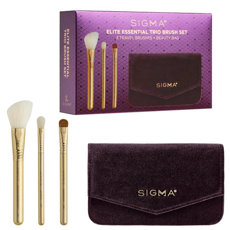 Sigma® Beauty Elite Essential Trio Brush Set - Limited Edition at Socialite Beauty Canada