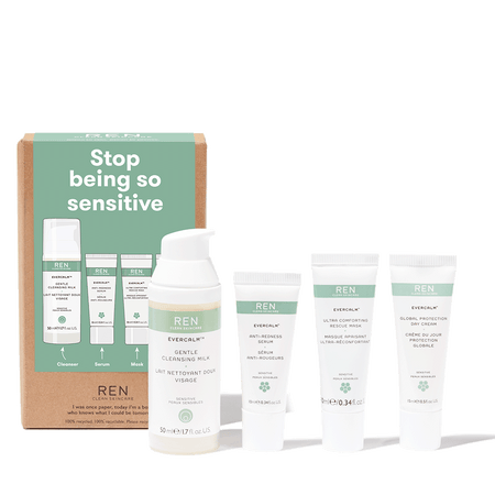 REN Clean Skincare Stop Being So Sensitive Evercalm™ Travel Set at Socialite Beauty Canada