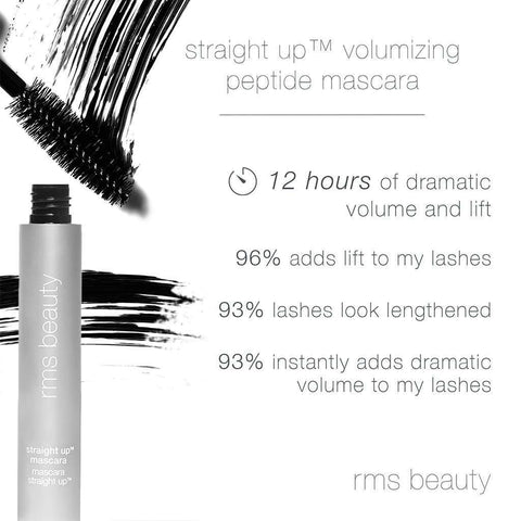 RMS Beauty Straight Up™ Volumizing Peptide Mascara at Socialite Beauty Canada