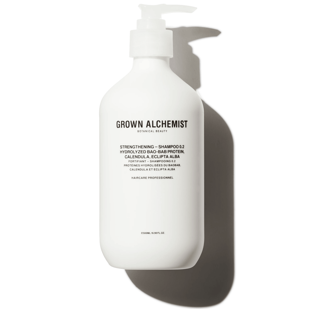 Grown Alchemist Strengthening - Shampoo 0.2: Hydrolyzed Baobab Protein, Calendula, Eclipta Alba, 500ml