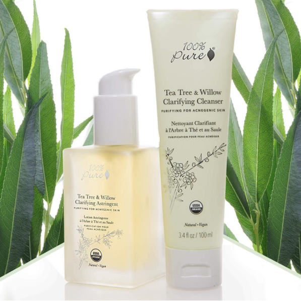 100% Pure® Tea Tree & Willow Clarifying Astringent at Socialite Beauty Canada