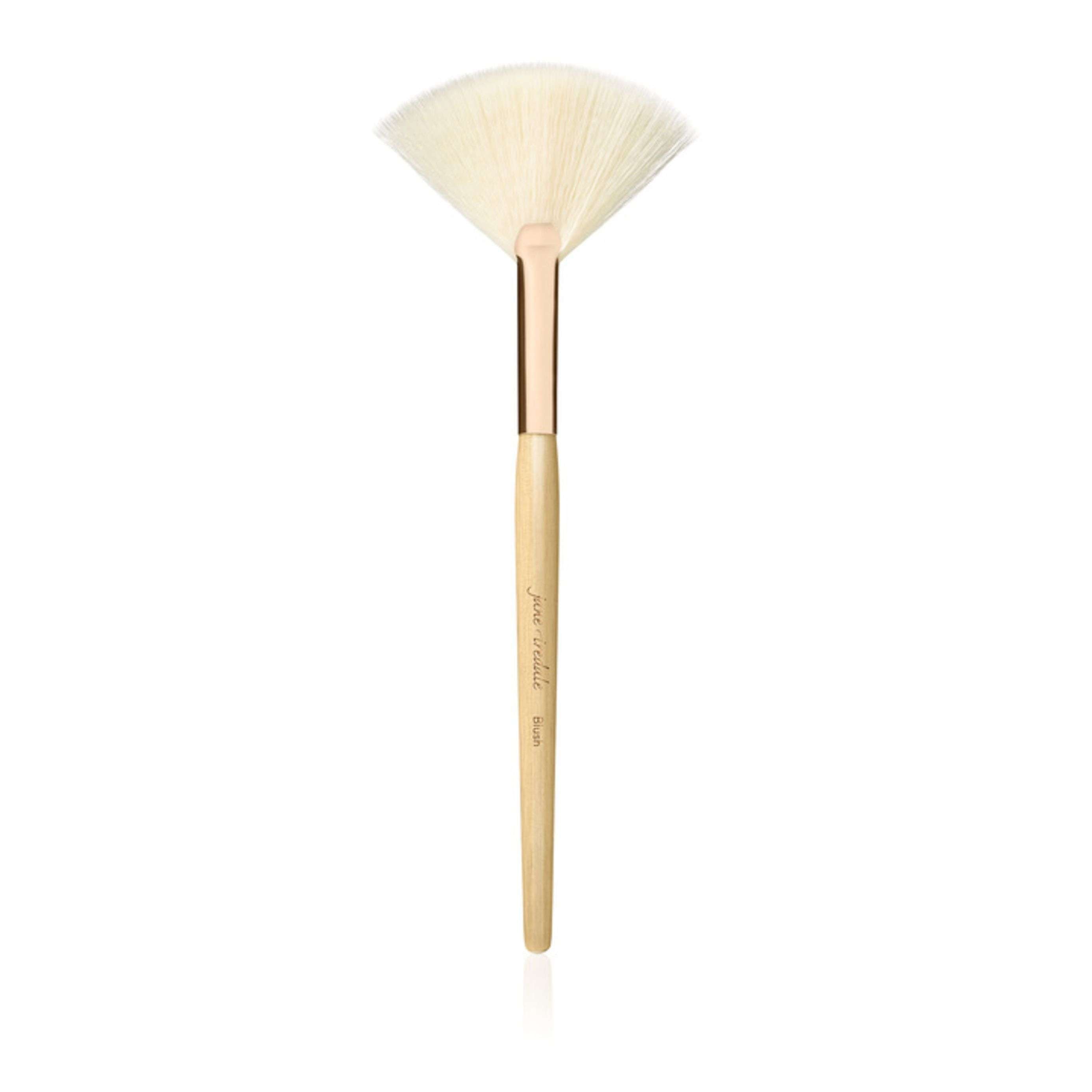 Jane Iredale White Fan Brush for Blush, Highlighter, Powders at Socialite Beauty Canada